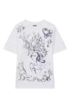 Хлопковая футболка Moschino