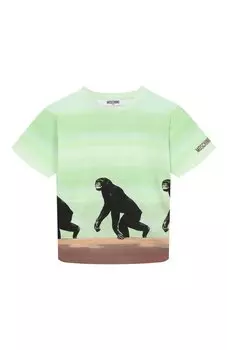 Хлопковая футболка Moschino