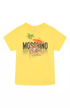 Хлопковая футболка Moschino
