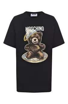 Хлопковая футболка Moschino