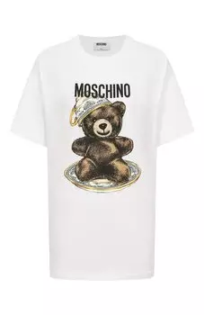 Хлопковая футболка Moschino