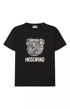 Хлопковая футболка Moschino