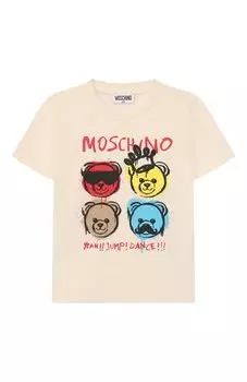 Хлопковая футболка Moschino