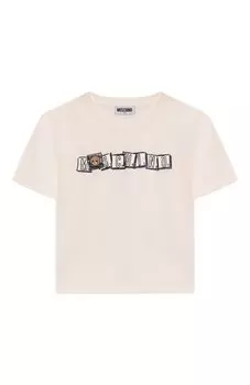 Хлопковая футболка Moschino