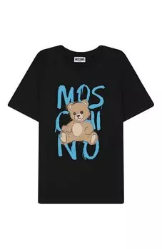 Хлопковая футболка Moschino