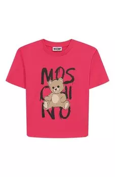 Хлопковая футболка Moschino
