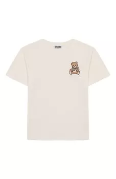 Хлопковая футболка Moschino