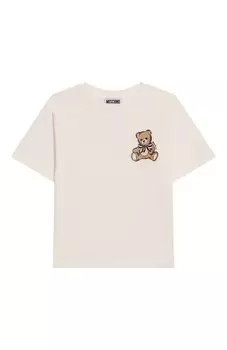 Хлопковая футболка Moschino