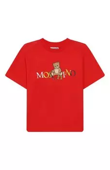 Хлопковая футболка Moschino