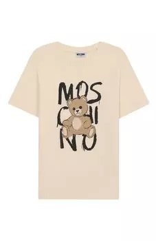 Хлопковая футболка Moschino