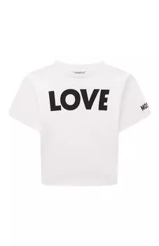 Хлопковая футболка Moschino