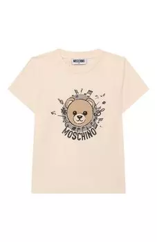 Хлопковая футболка Moschino