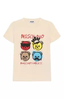 Хлопковая футболка Moschino