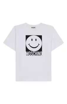 Хлопковая футболка Moschino
