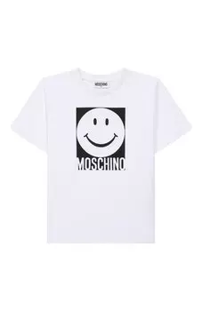 Хлопковая футболка Moschino