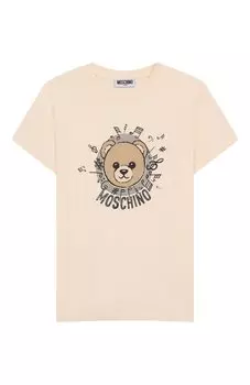 Хлопковая футболка Moschino