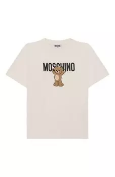 Хлопковая футболка Moschino