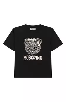 Хлопковая футболка Moschino