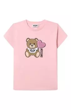 Хлопковая футболка Moschino