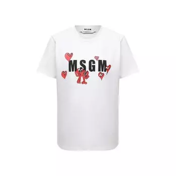 Хлопковая футболка MSGM