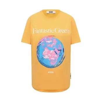 Хлопковая футболка MSGM