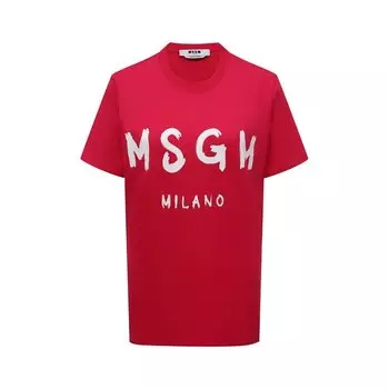 Хлопковая футболка MSGM