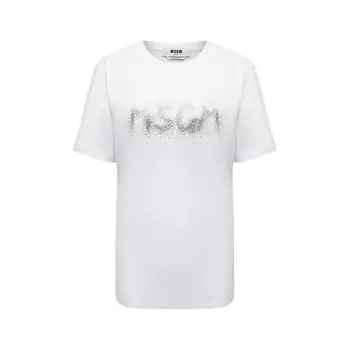 Хлопковая футболка MSGM
