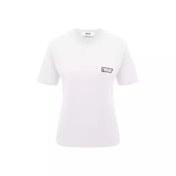 Хлопковая футболка MSGM