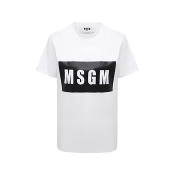 Хлопковая футболка MSGM