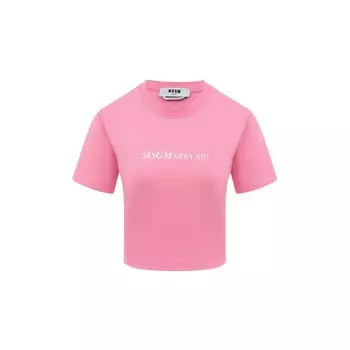 Хлопковая футболка MSGM