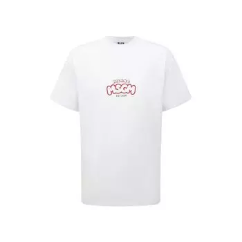 Хлопковая футболка MSGM