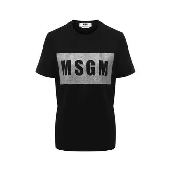 Хлопковая футболка MSGM