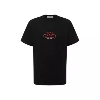 Хлопковая футболка MSGM