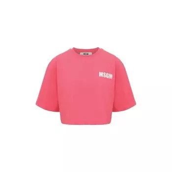 Хлопковая футболка MSGM