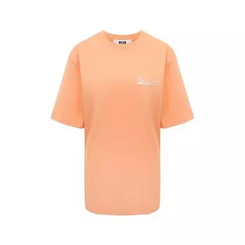 Хлопковая футболка MSGM