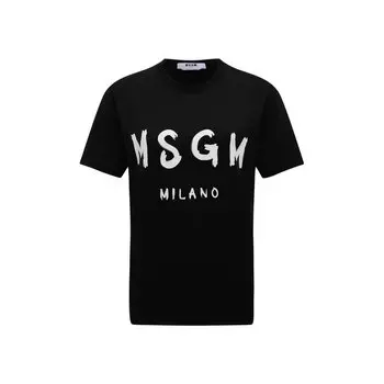 Хлопковая футболка MSGM
