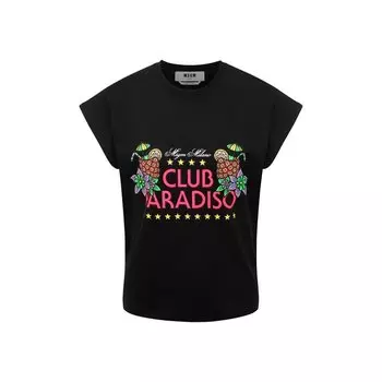 Хлопковая футболка MSGM