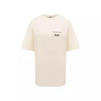 Хлопковая футболка MSGM