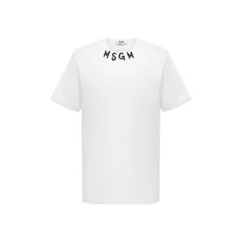 Хлопковая футболка MSGM