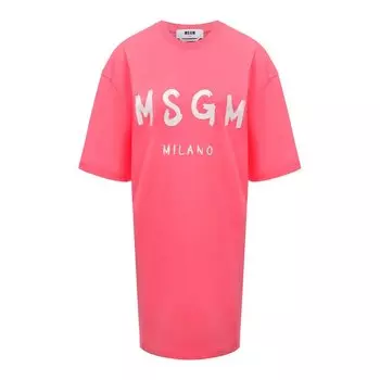 Хлопковая футболка MSGM