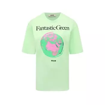 Хлопковая футболка MSGM