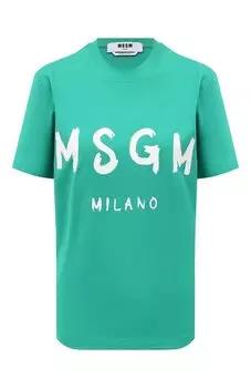 Хлопковая футболка MSGM