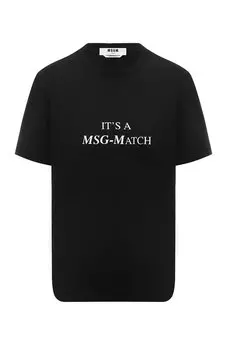 Хлопковая футболка MSGM