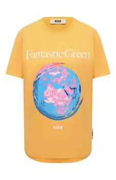 Хлопковая футболка MSGM