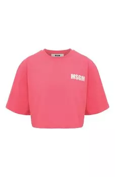 Хлопковая футболка MSGM