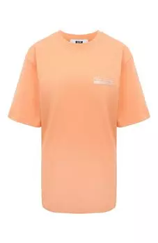 Хлопковая футболка MSGM