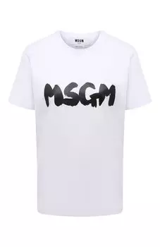 Хлопковая футболка MSGM