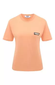Хлопковая футболка MSGM