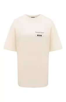 Хлопковая футболка MSGM