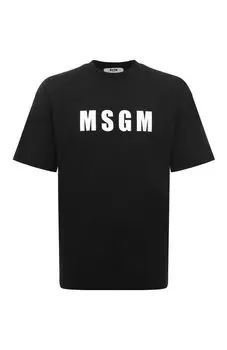 Хлопковая футболка MSGM